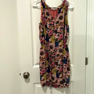 Gorgeous floral Loft dress - size Large - excellent condition